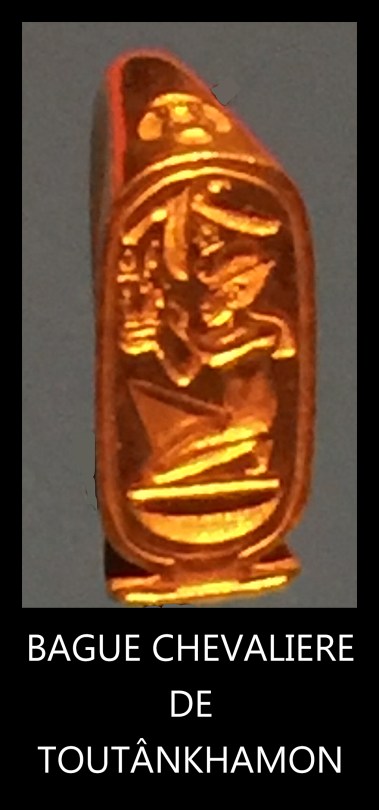 14--BAGUE CHEVALIERE DE TOUTÂNKHAMON