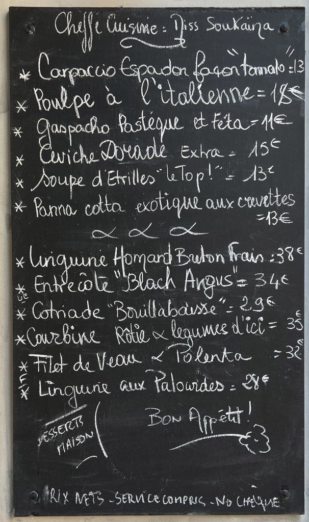 BISTROT MARIN La formule rue grimadi Nice