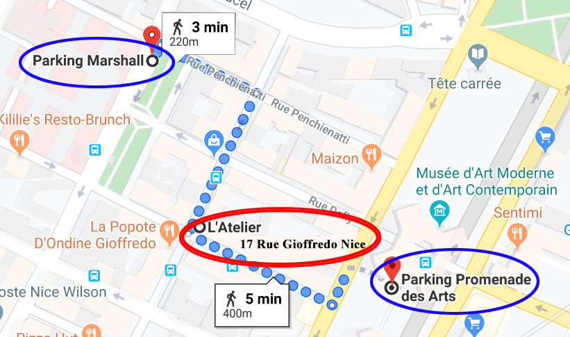 L'ATELIER-PLAN PARKINGS