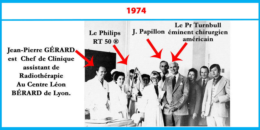 1974 Jean Papillon présente le Philips RT 50 au professeur Turnbull