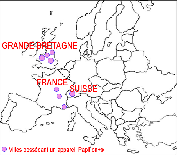 Les pays participants à cette étude européenne. a France,Le Royaume-Uni, La Suisse