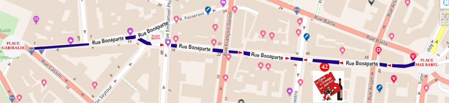 RUE BONAPARTE NICE LA CAVE A FROMAGE CHEZ JEAN-LUC PLAN