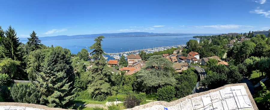 THONON vue sur le lac