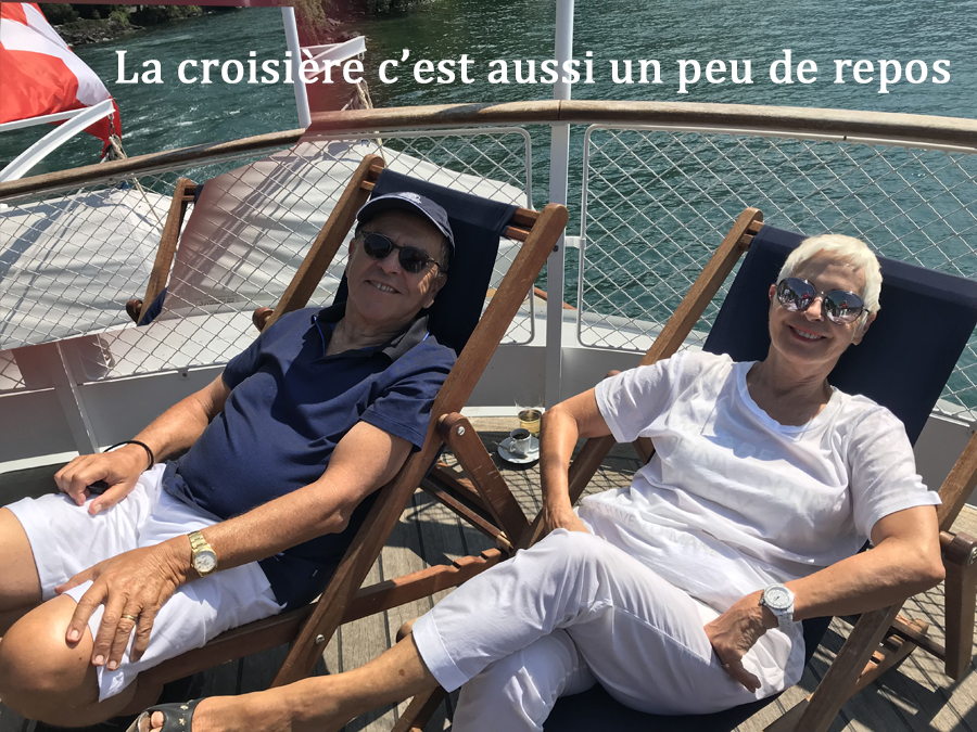 THONON  croisière sur le lac léman repos