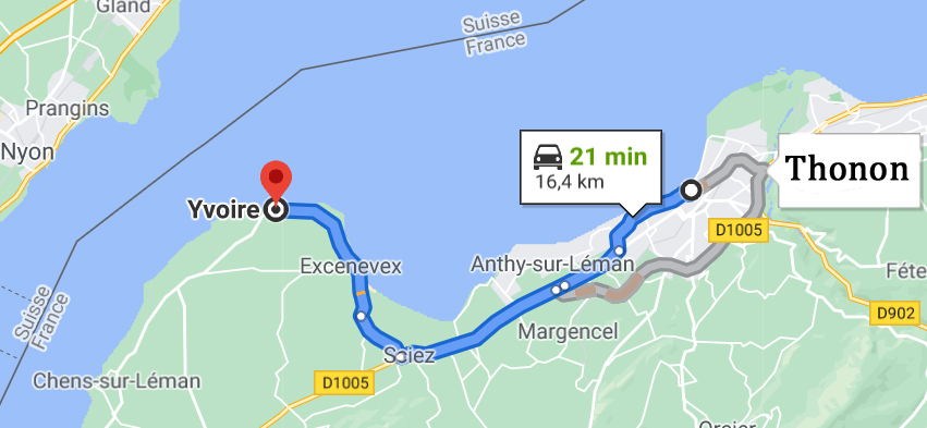 THONON  Le village d'Yvoire