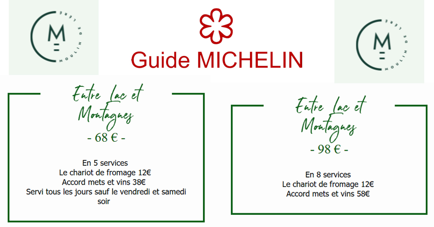 THONON Le Moulin de Léré Vailly 1 étoile au Michelin