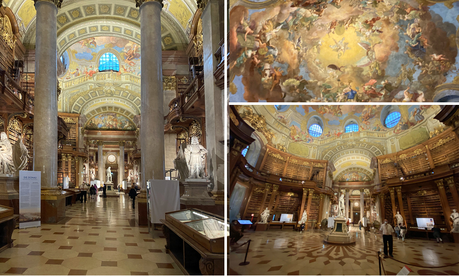 VIENNE La bibliothèque nationale