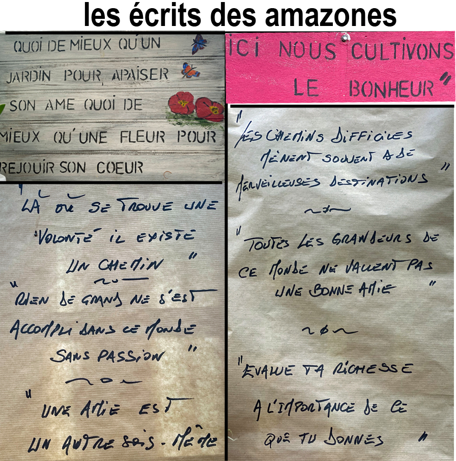 LE JARDIN DES SAVEURS les écrits des amazones