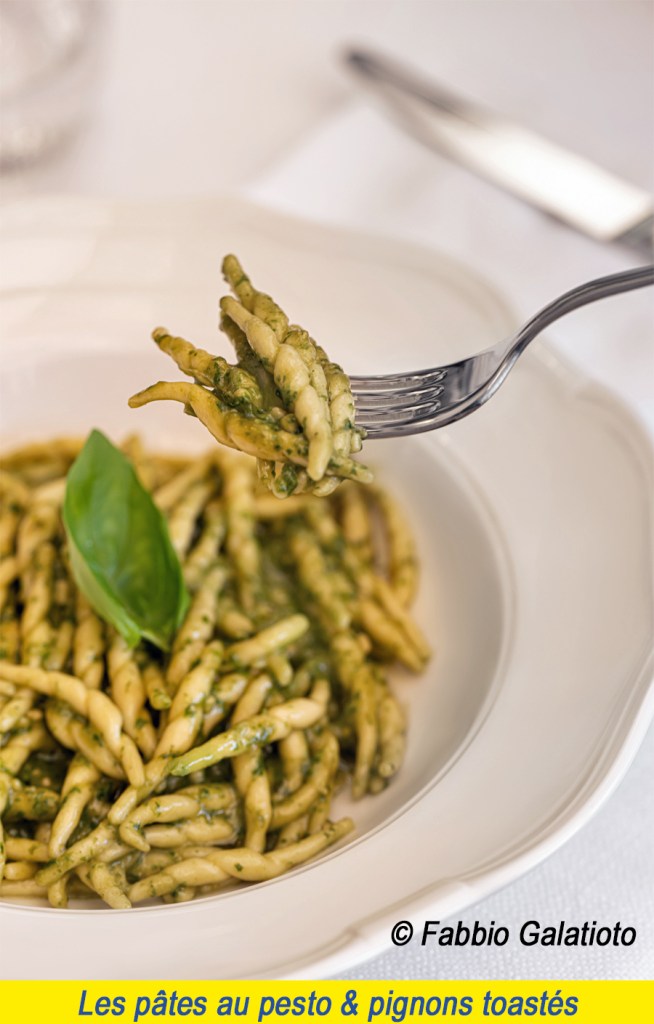 RESTAURANT MAISON FONFON MONACO-Les pâtes au pesto, pignons toastés