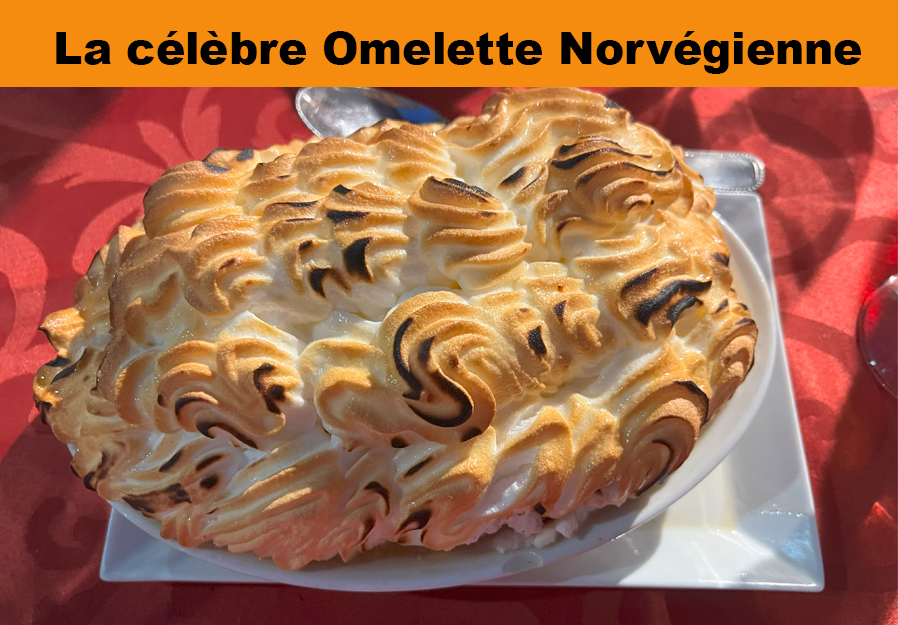 ARCANGUES AUBERGE D'ACHTAL OMELETTE NORVEGIENNE