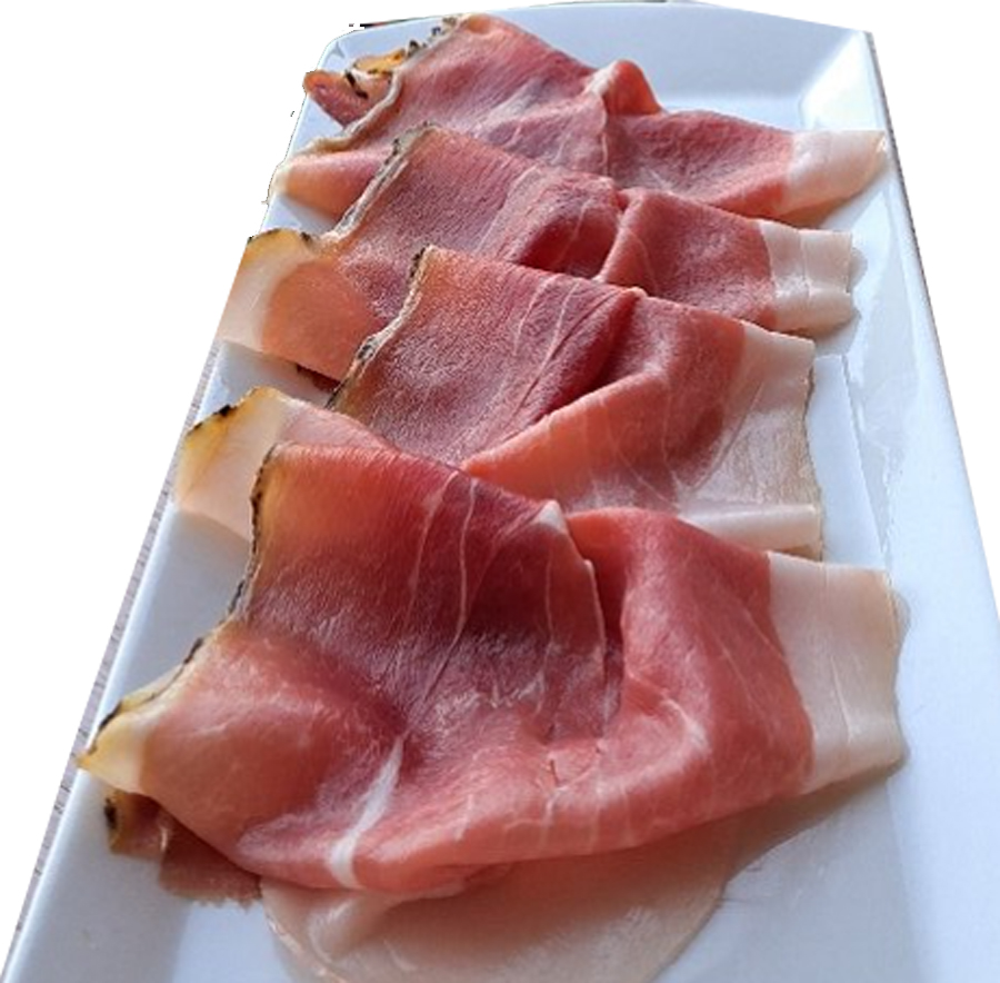 A Pasturella Assiette de jambon Nustrale affiné 12 mois