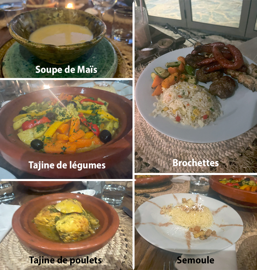 White Camel le repas