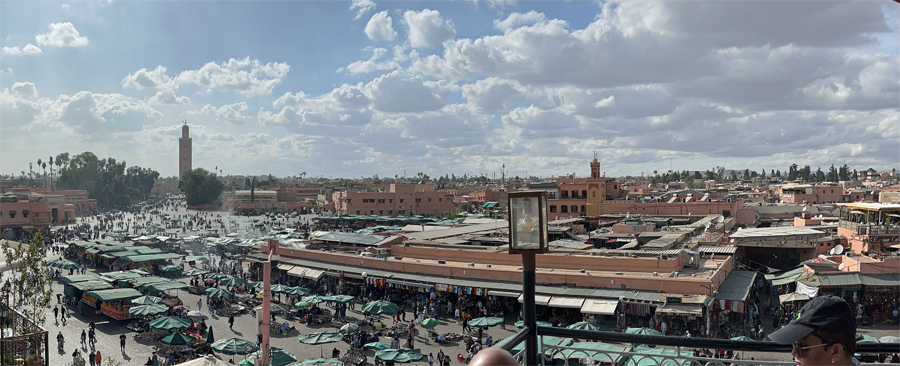 Marrakech La place Jemaa el-Fna