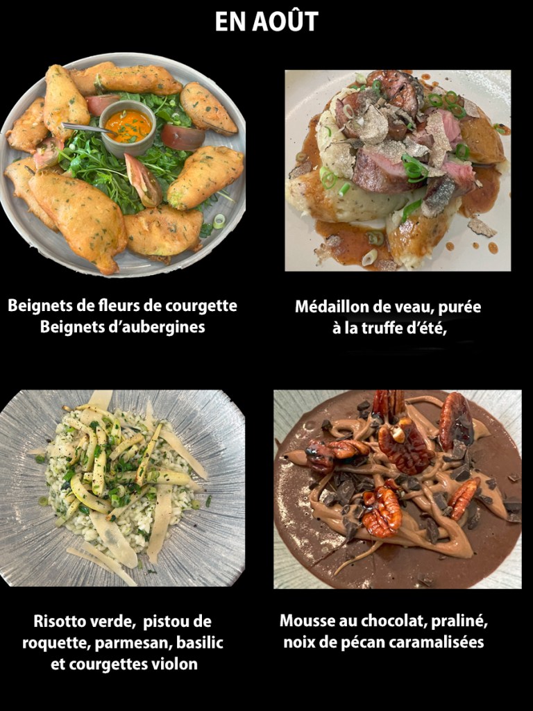 SALETTE LES PLATS EN AOÛT