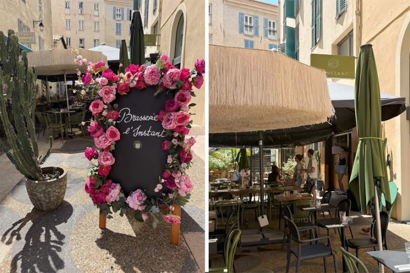 Entrée restaurant L'Instant