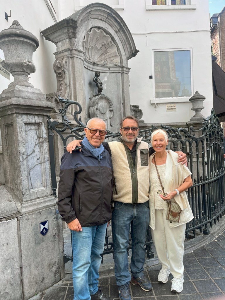 Le Manneken-Pis avec Paul Kristof et raydo