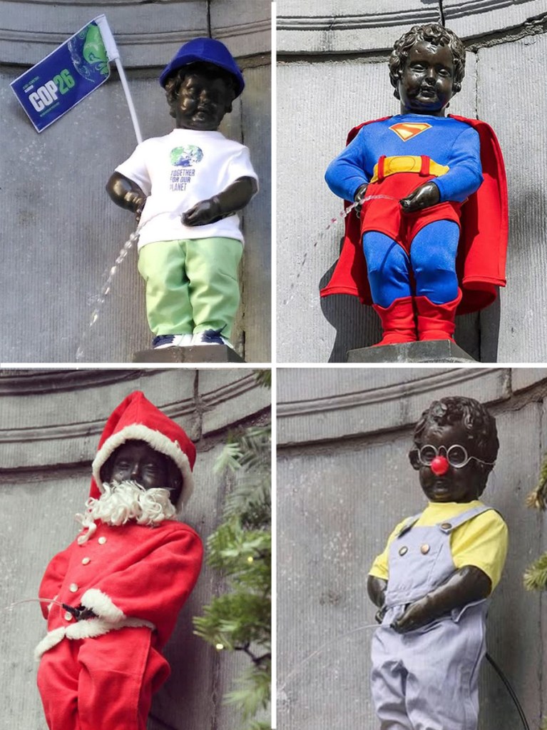 Le Manneken-Pis habillé